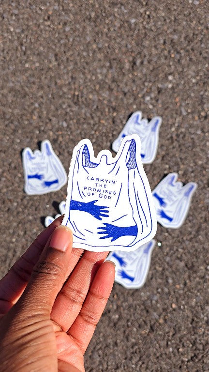 Carrying God's Promises Sticker