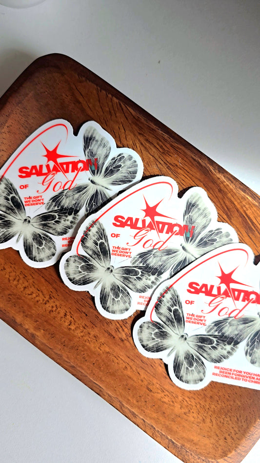 Salvation of God Sticker