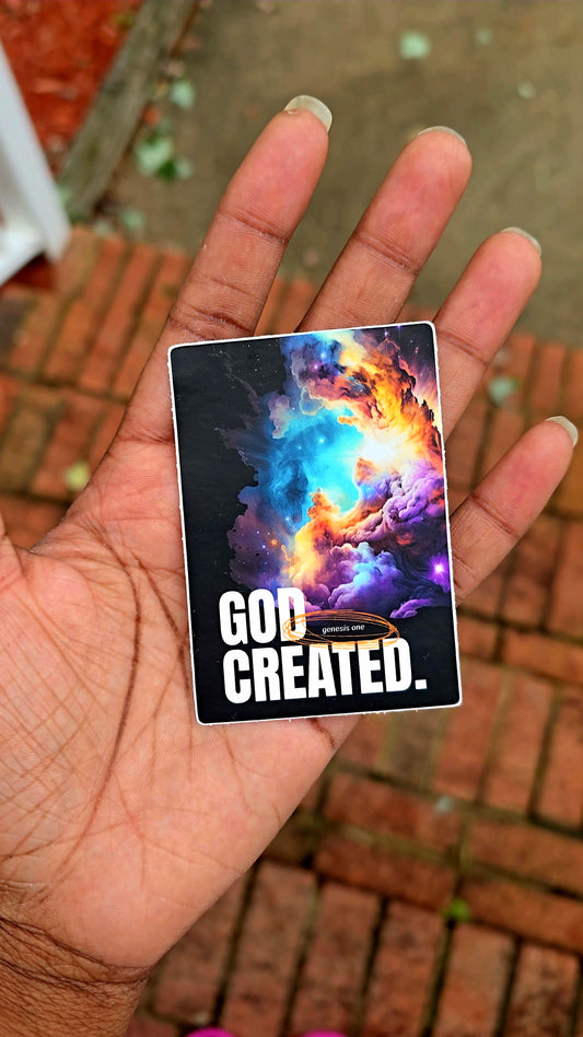 God Created Sticker