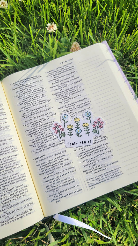 Psalm 139:14 Sticker